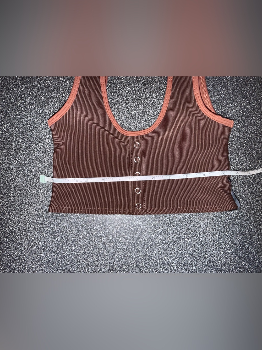Tiger Friday Kids Dance Crop Top - Brown Size Child X-Large - Picture 3 of 6